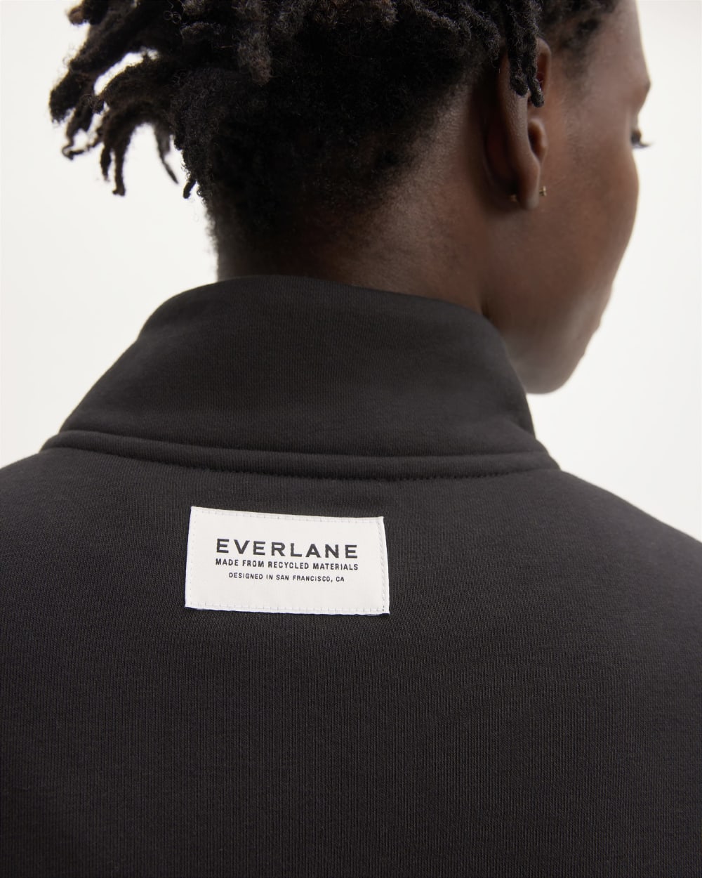 The ReTrack Fleece Half-Zip | Black