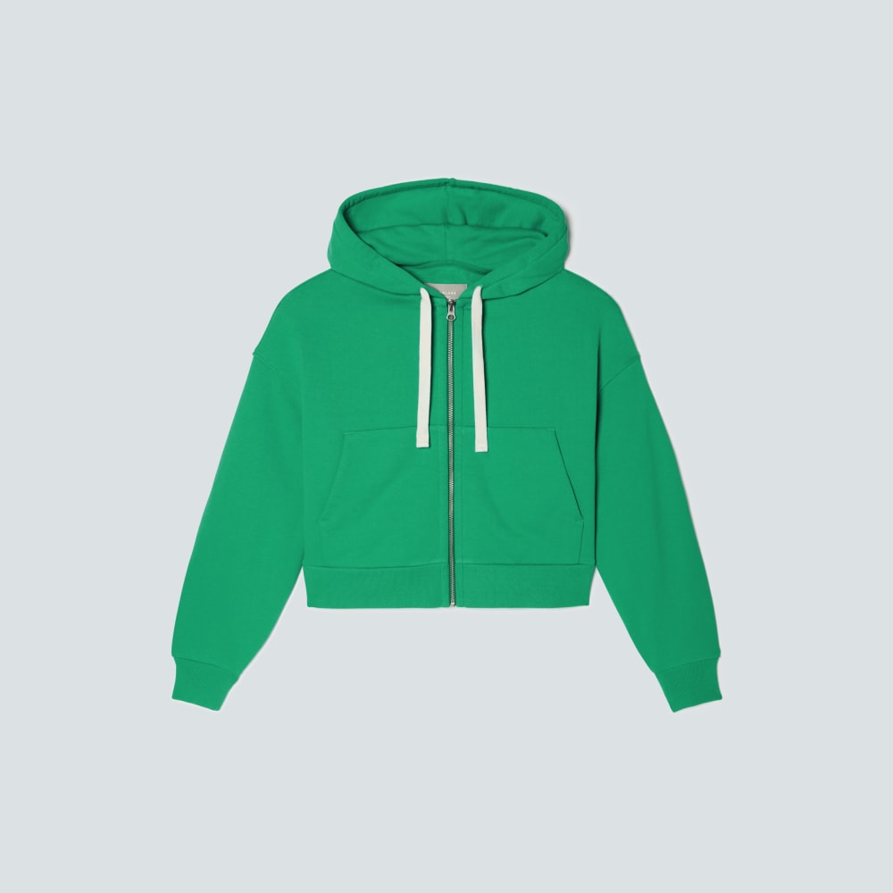 The Track Organic Cotton Hoodie | Bright Jade