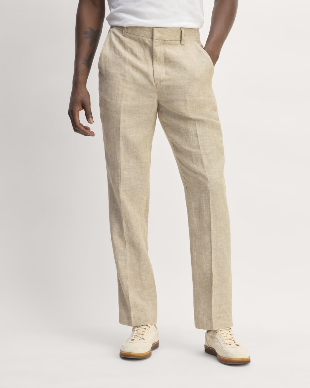 The Linen Trouser | Cornstalk Chambray