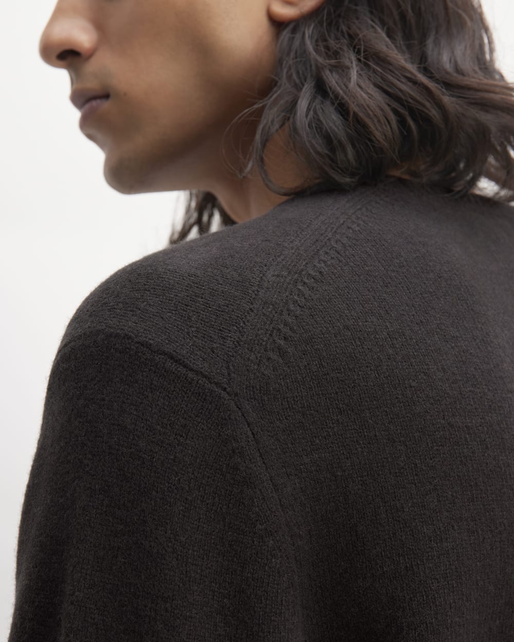The Premium Merino Crew Neck Sweater | Black
