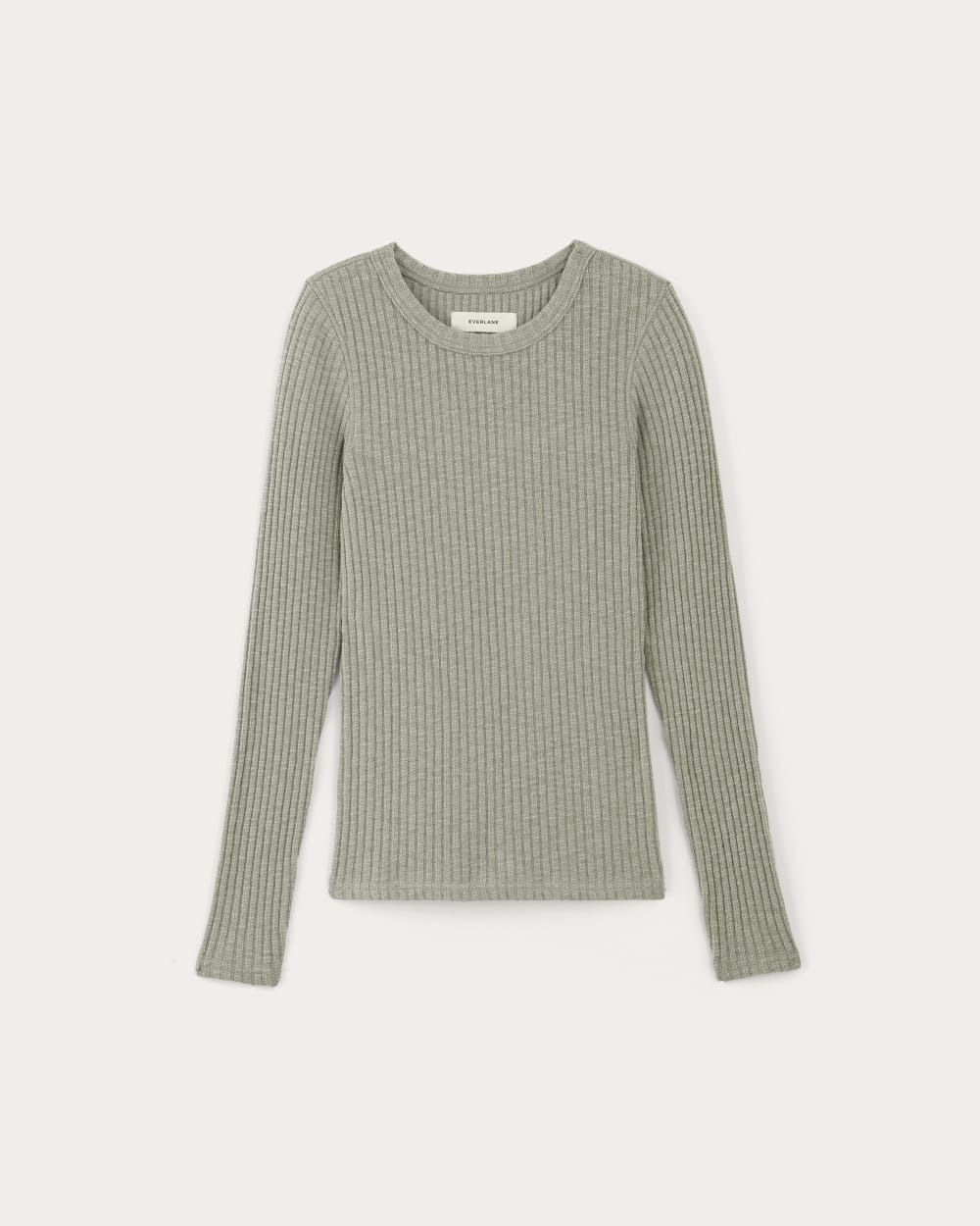 The Cozy Rib Long-Sleeve Tee | Sage Green