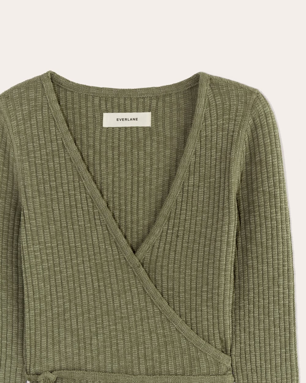 The Cozy Rib Wrap Top | Kalamata