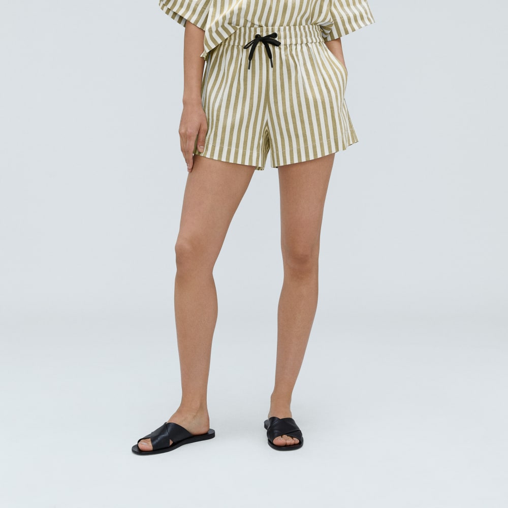 The Seersucker Boxer Short | Nutria / Off-White