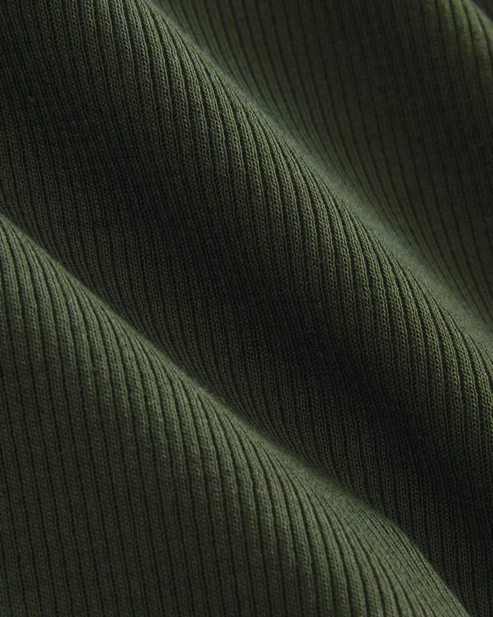 The Luxe Rib Henley | Dark Forest