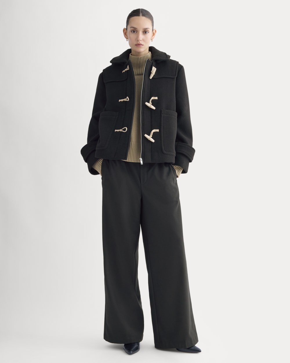 The ReWool Duffle Coat | Black