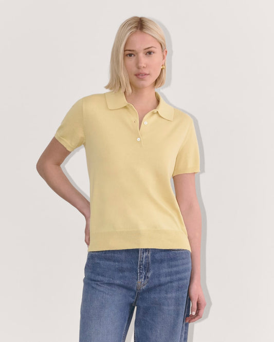 The Polo in Cotton Cashmere | Parsnip