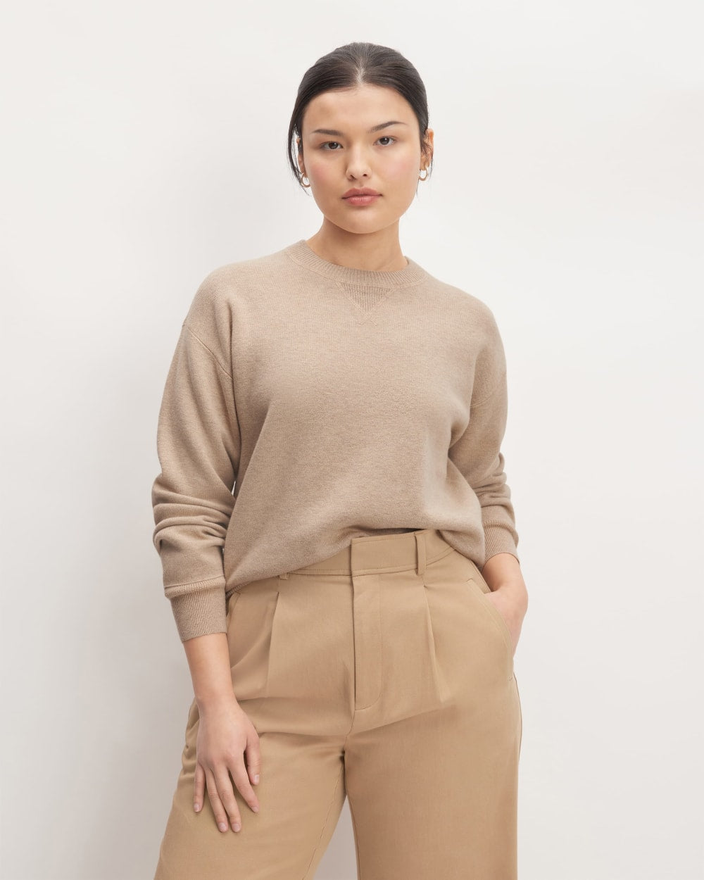 The Cotton-Merino Sweatshirt | Warm Oat Heather