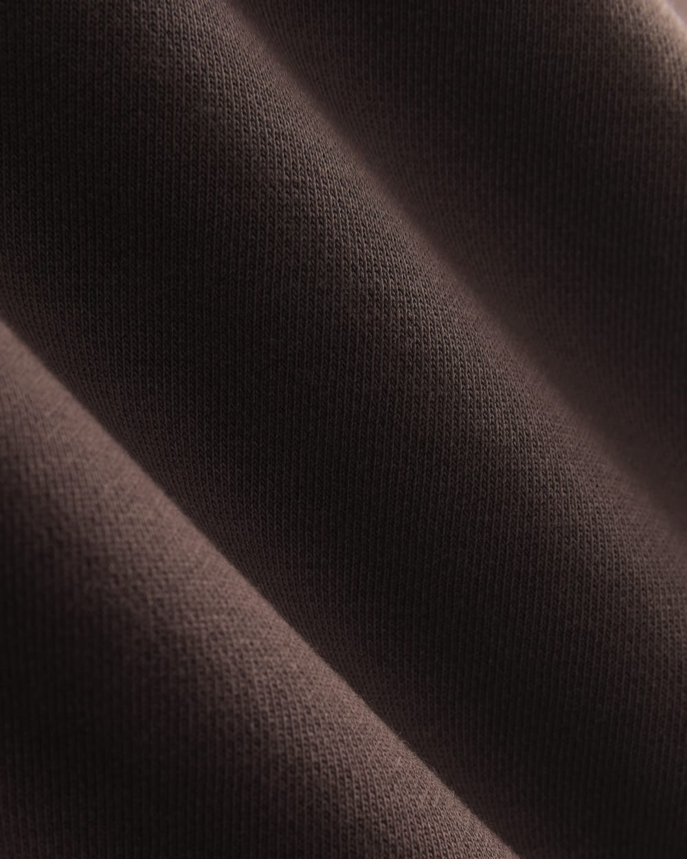 Luxe Fleece Raglan Crewneck | Dark Chocolate