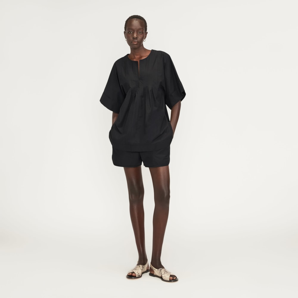 The Poplin Tunic | Black