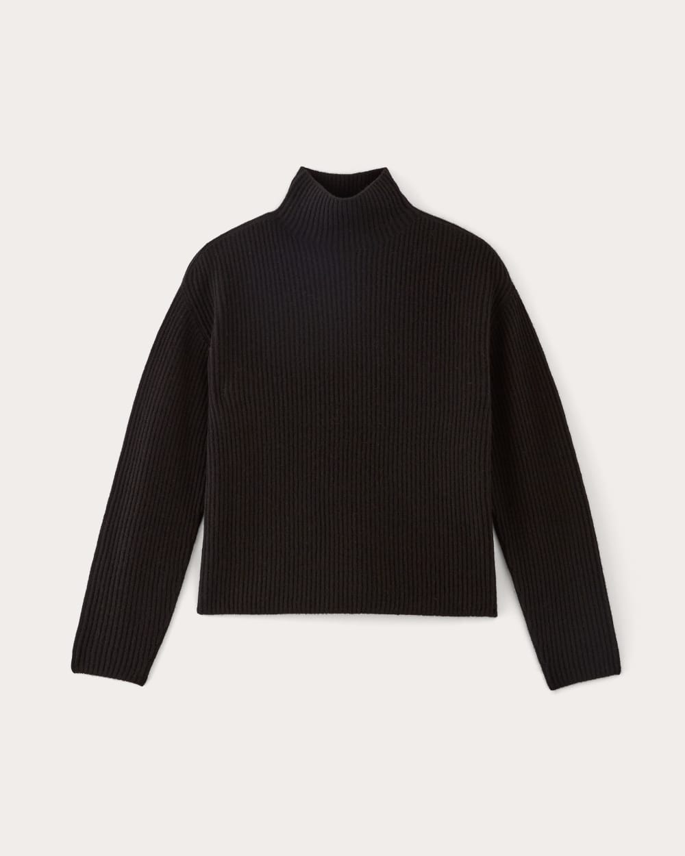 The Fisherman Turtleneck in Wool Cashmere | Black