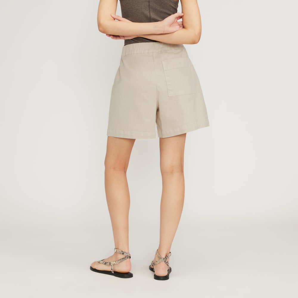 The Organic Pull-On Short | Sandstone