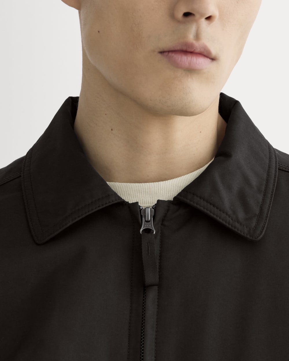 The Filled Harrington Jacket | Black