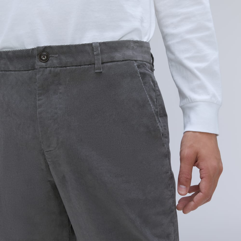 The Straight Fit Corduroy Pant | Pewter