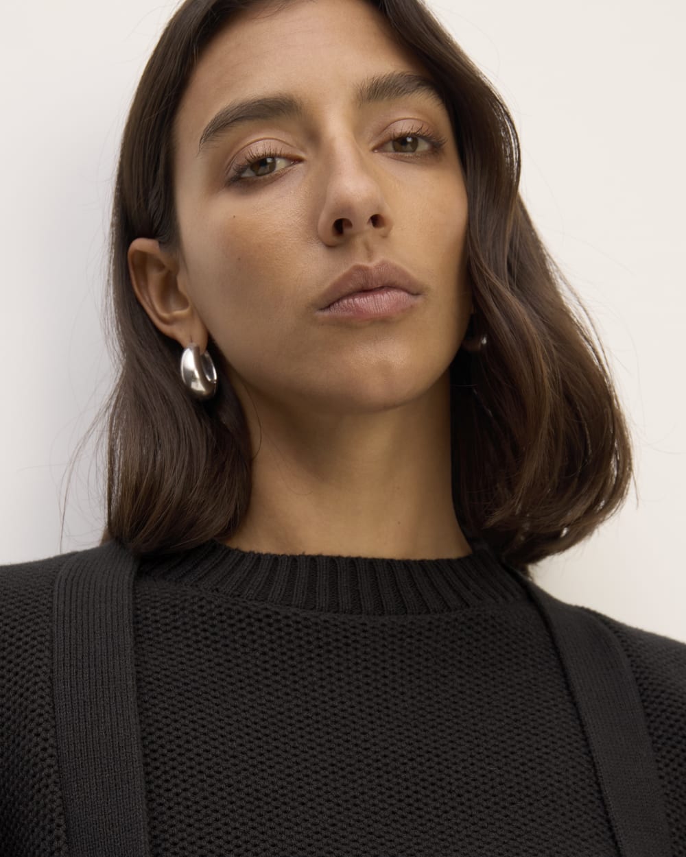 The Cotton Honeycomb Cardigan | Black