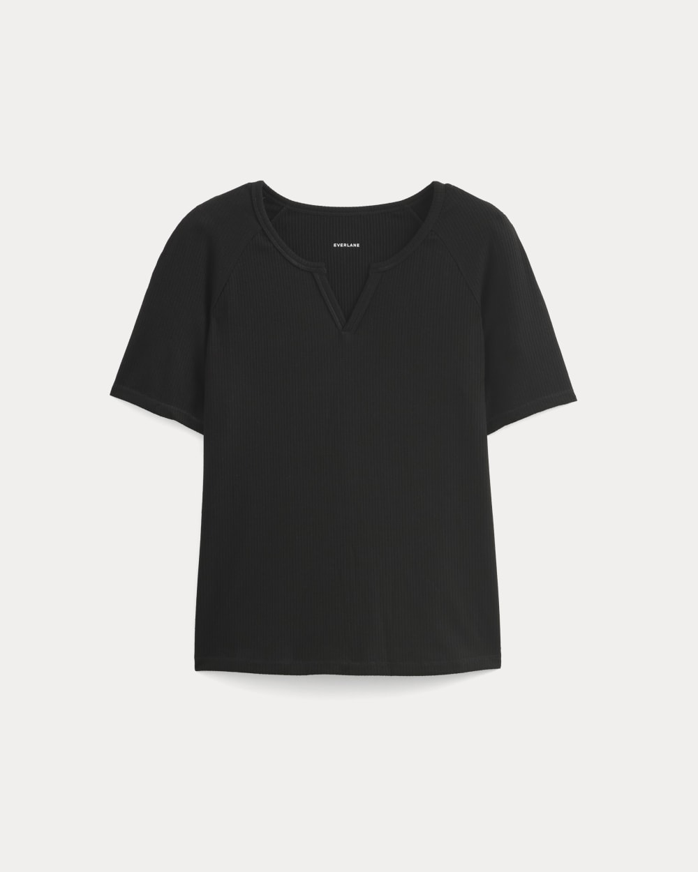 The Shimmy V-Neck Top | Black