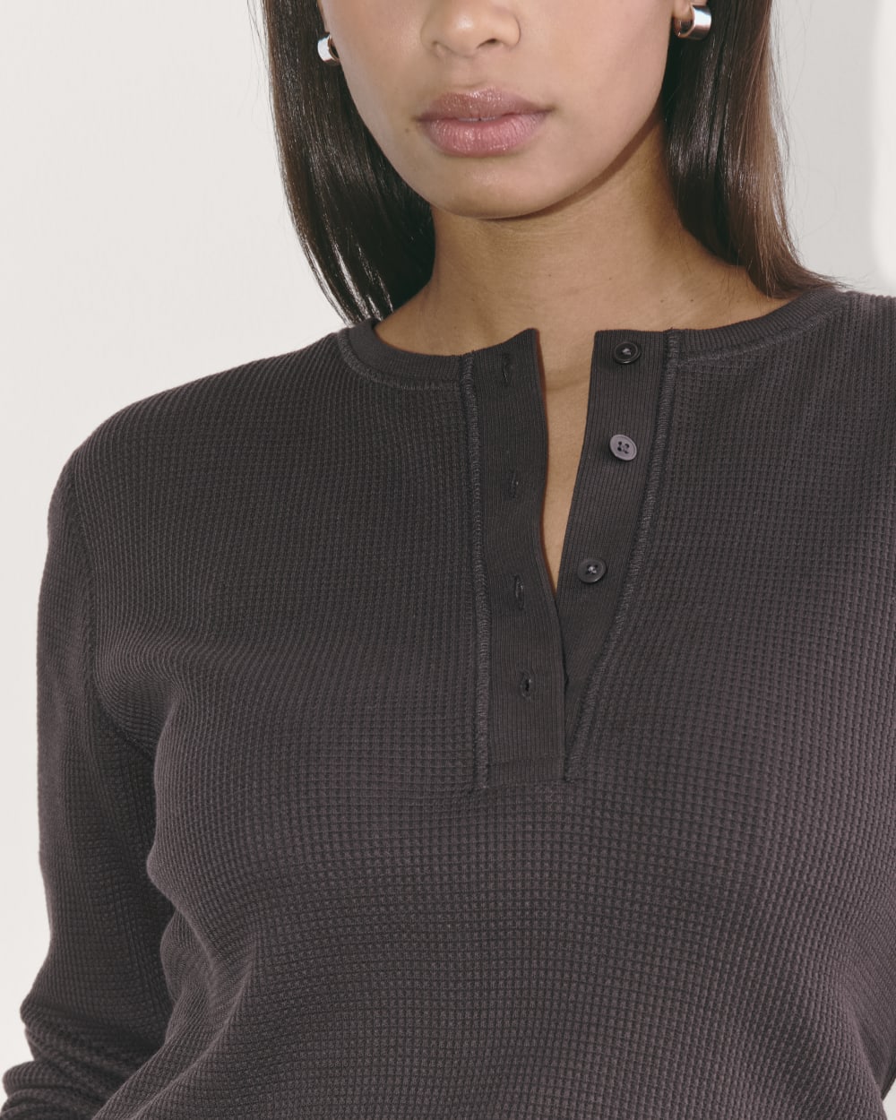 The Waffle Henley | Black