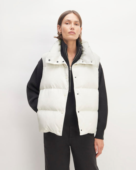 The Puffer Vest | Bone