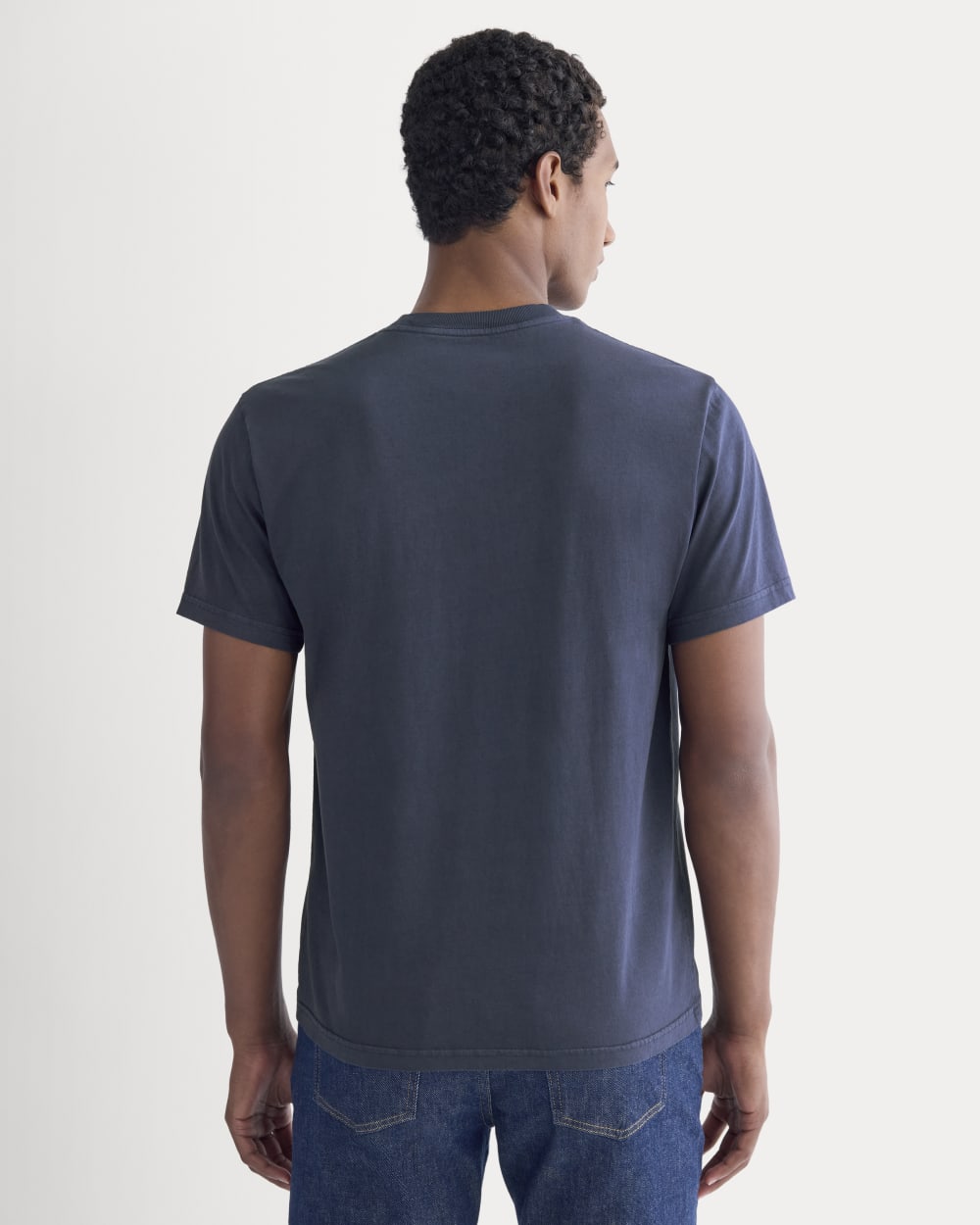 Everlane x Peace & Quiet Graphic Logo Tee |  Navy