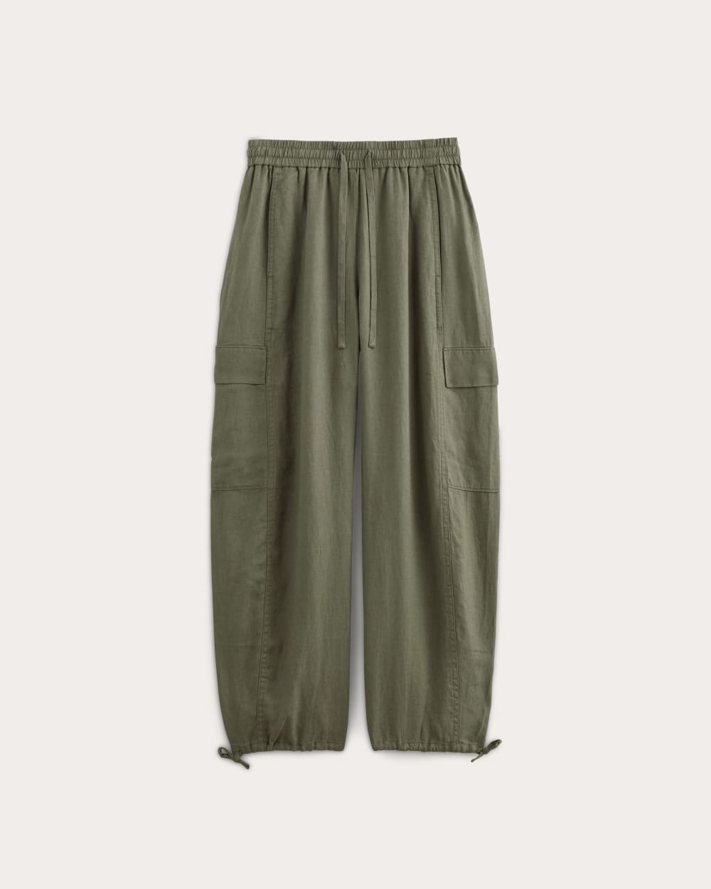 The Cargo Curve Pant in Linen | Kalamata