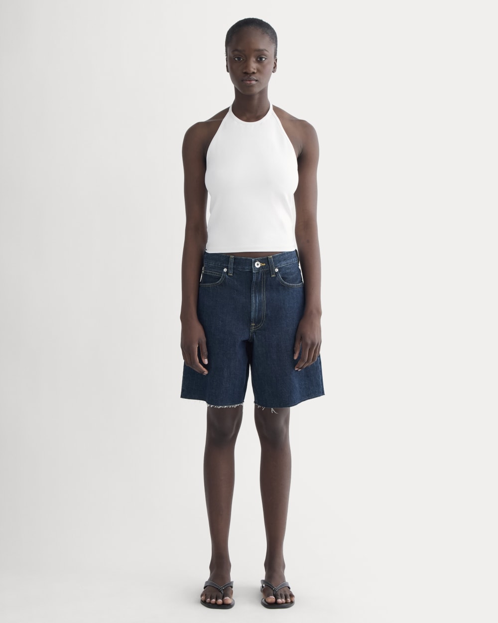 The Form Halter Top | White