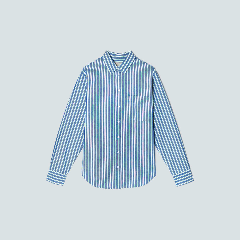 The Must-Have Oxford Shirt | Lapis Blue / Bright Jade / Optic White