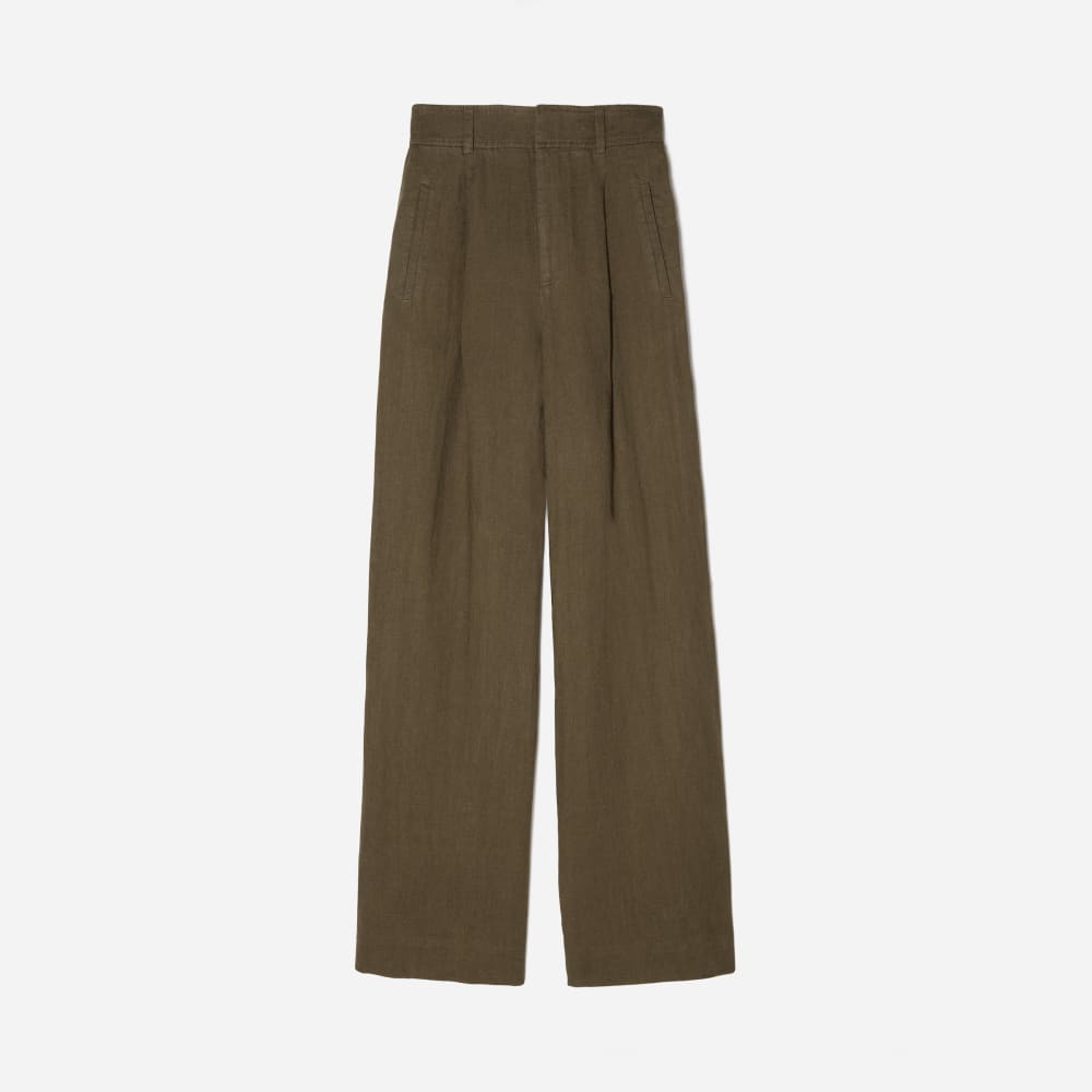 The Linen Way-High® Drape Pant  | Beech