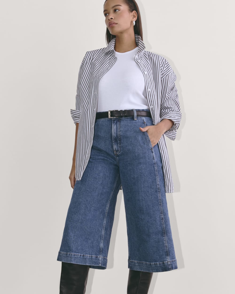 The Denim Culotte | New Blue