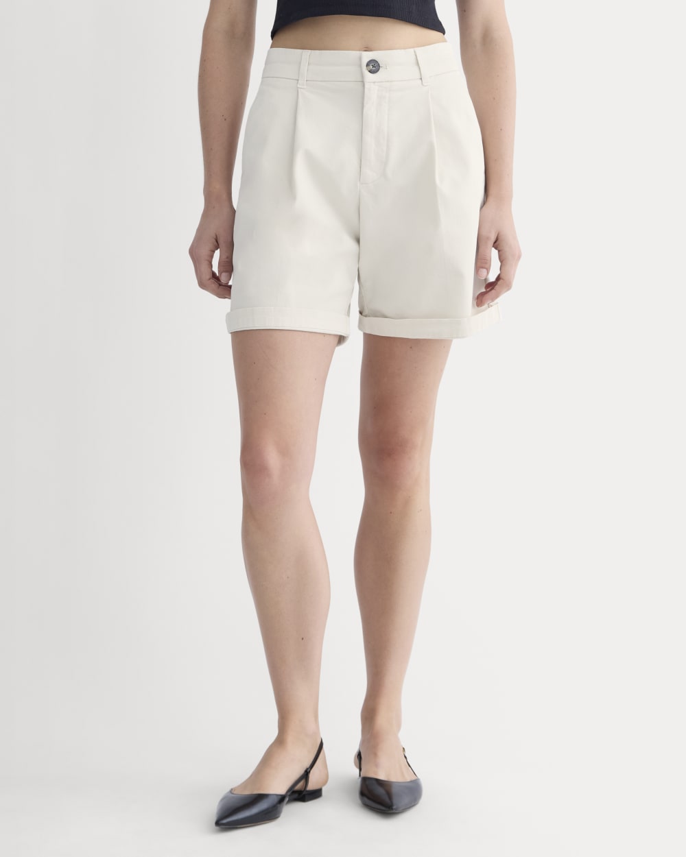 The Pleated Chino Short | Birch