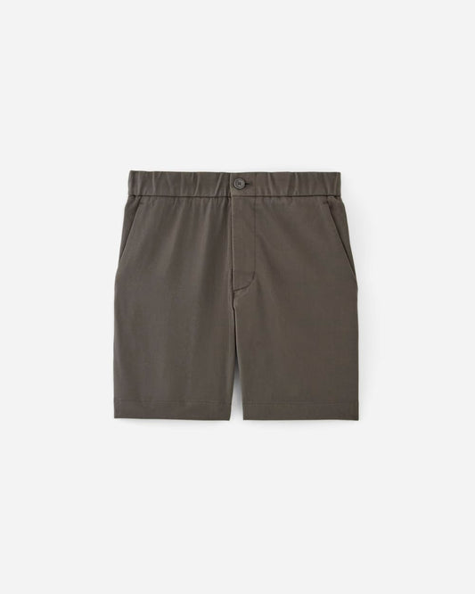 The Pull-On Performance Chino Short | Slate Grey