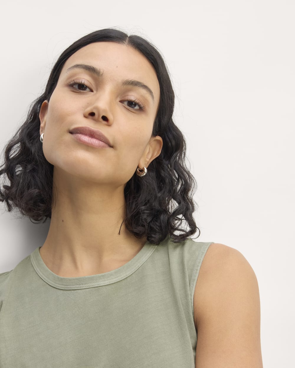 The Boyfriend Tank in Essential Cotton | Seagrass