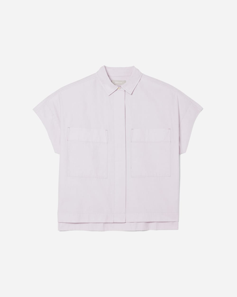 The Short-Sleeve Box Shirt | Dusty Lavender