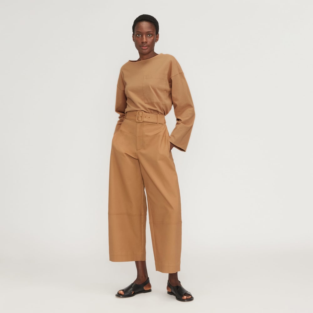 The Premium Weight Oversized Pocket Tee | Caramel