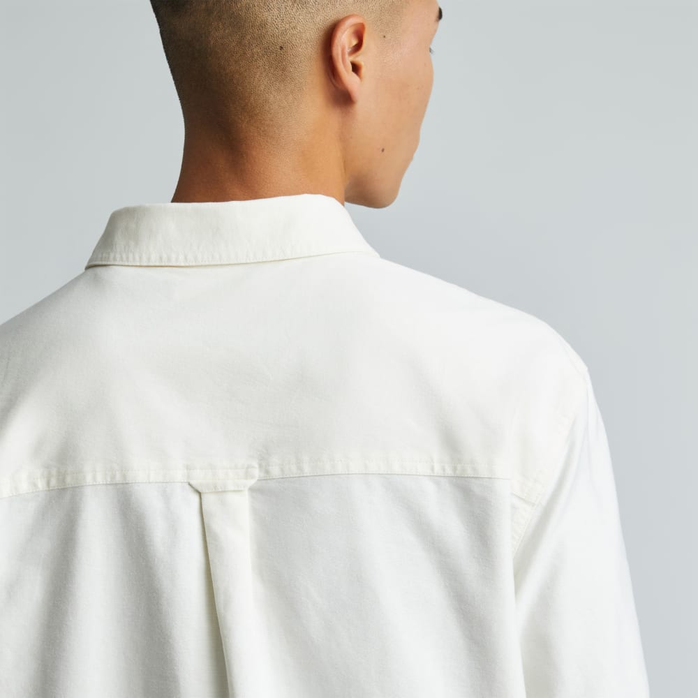 The Organic Oxford Relaxed Utility Shirt | Bone