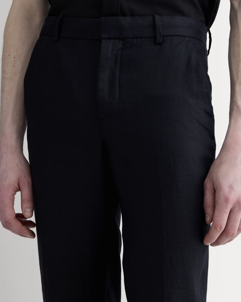 The Linen Trouser | Black