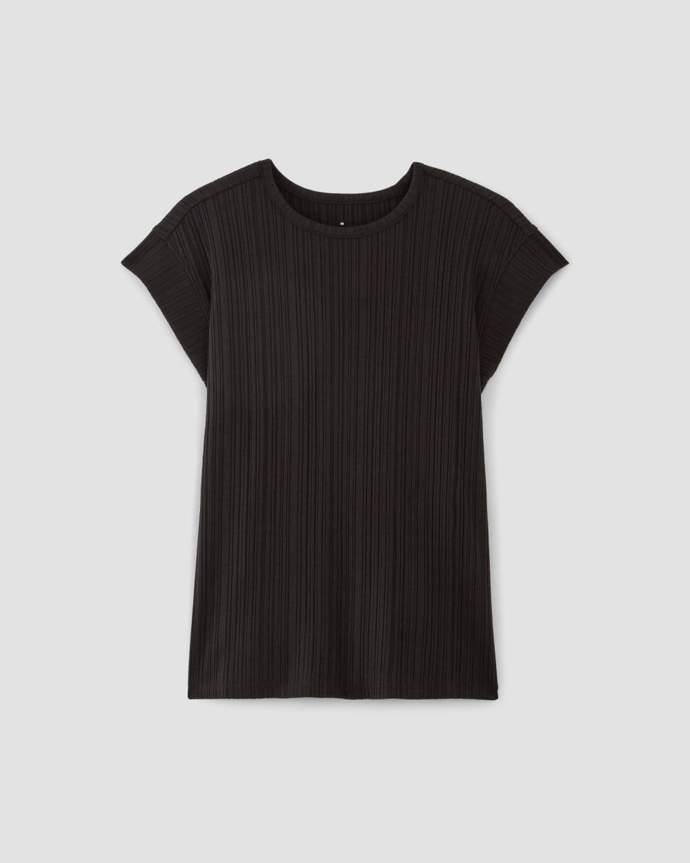 The Rib Muscle Tee | Black