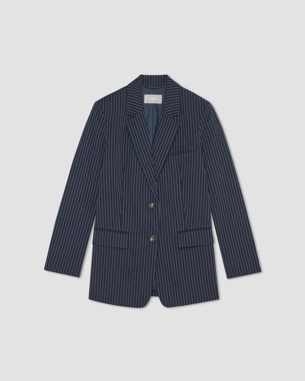 The Oversized Blazer in Buttersmooth | Navy / Bone