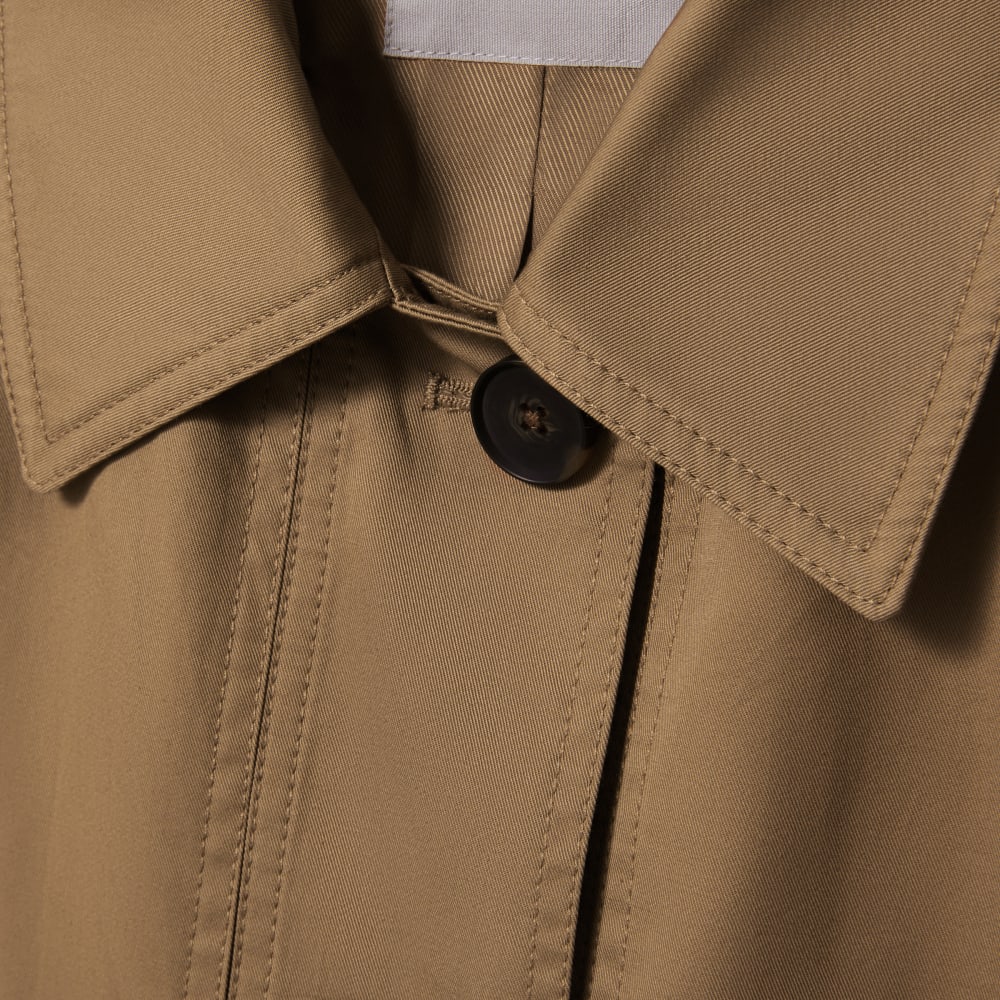 The Long Mac Coat | Toasted Coconut