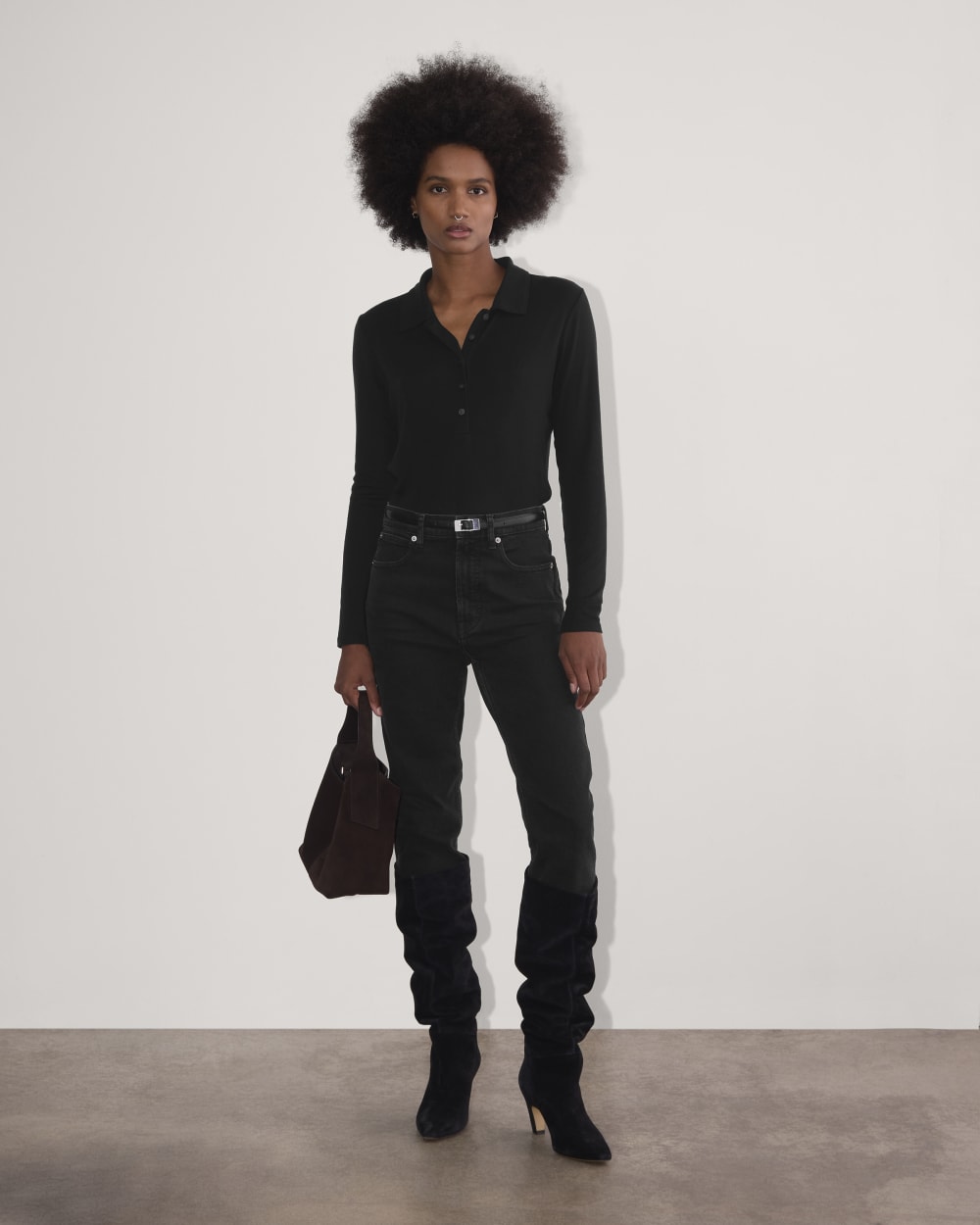 The Henley in Butterluxe | Black