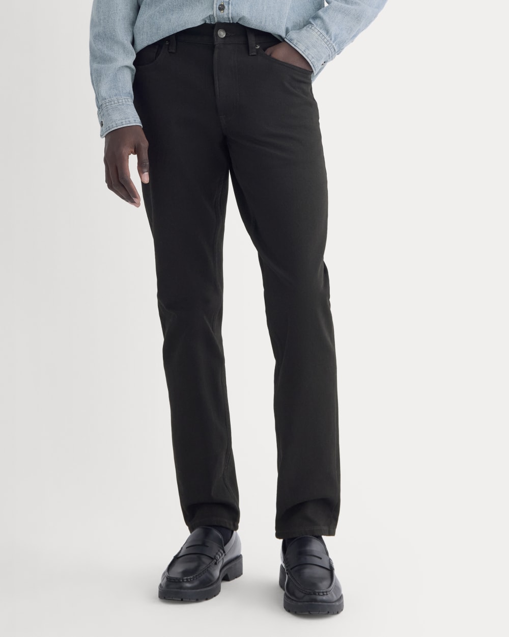 The Athletic 4-Way Stretch Organic Jean | Uniform | Black