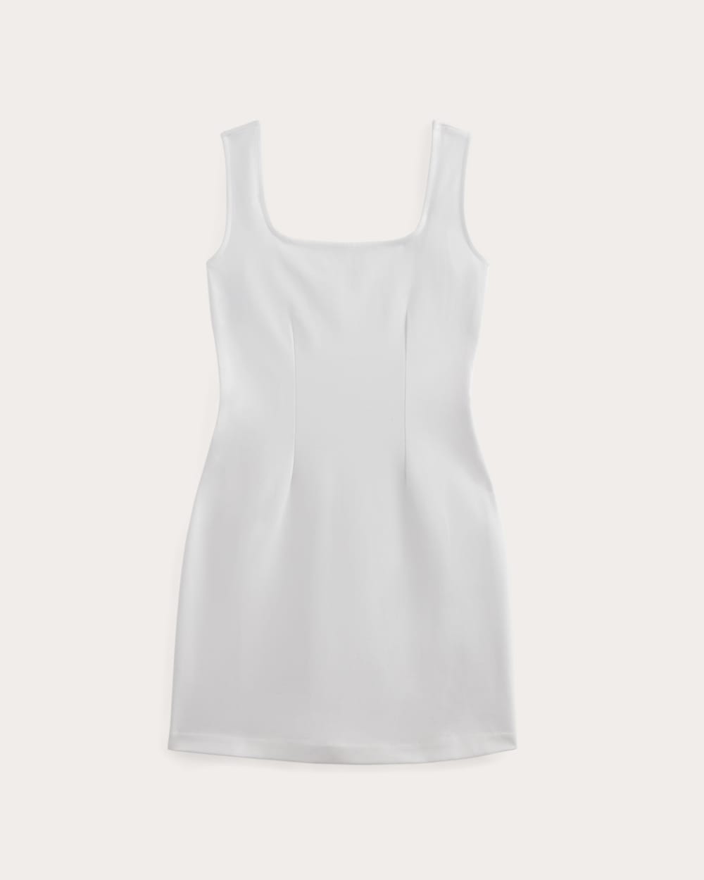 The Dream Square-Neck Dress | White