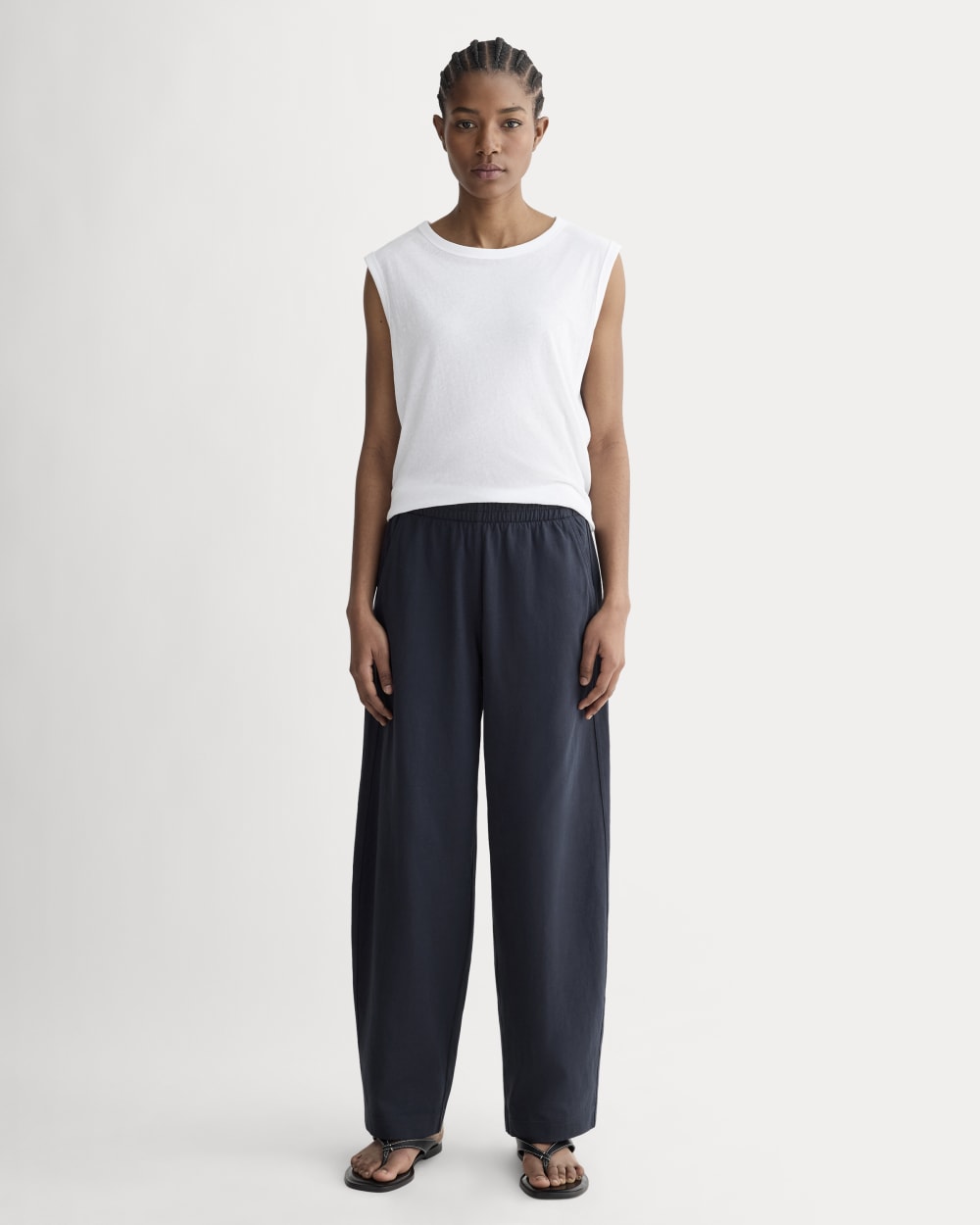 The Off-Duty Barrel Pant | Navy