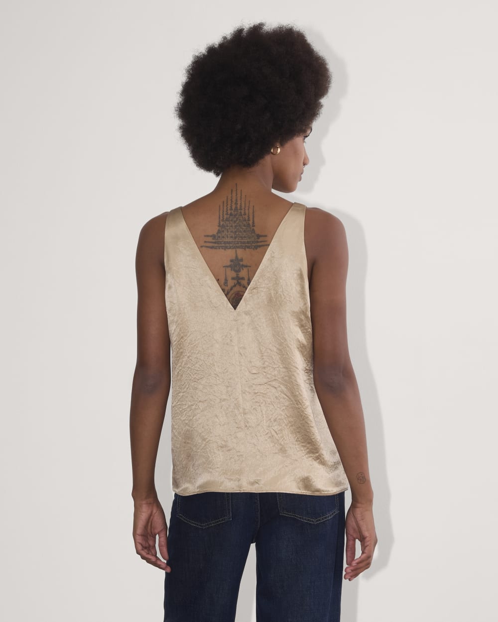 The Satin Tank | Champagne