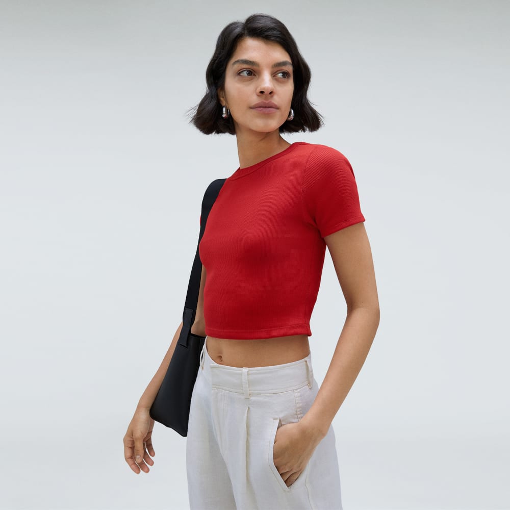 The ’90s Rib Tee | Ruby