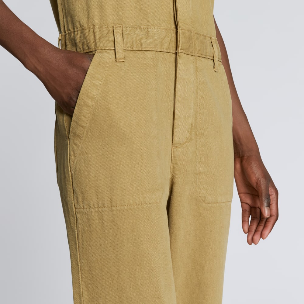 The Supersoft Jean Coverall | Spring Fennel