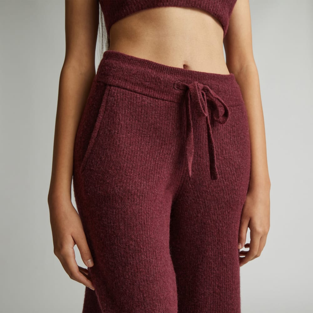The Cozy-Stretch Wide-Leg Sweatpant | Brandy