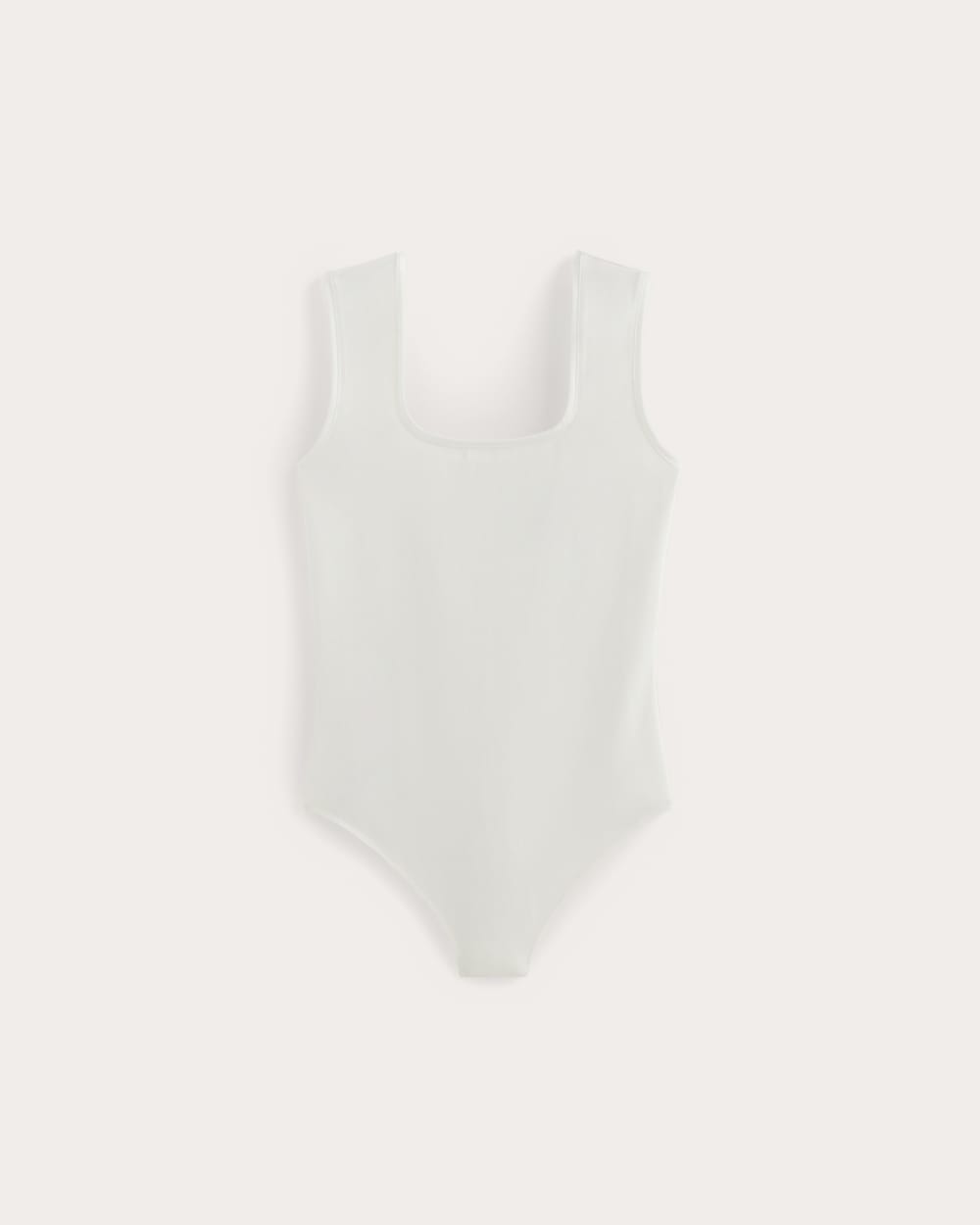 The Form Square-Neck Bodysuit | White
