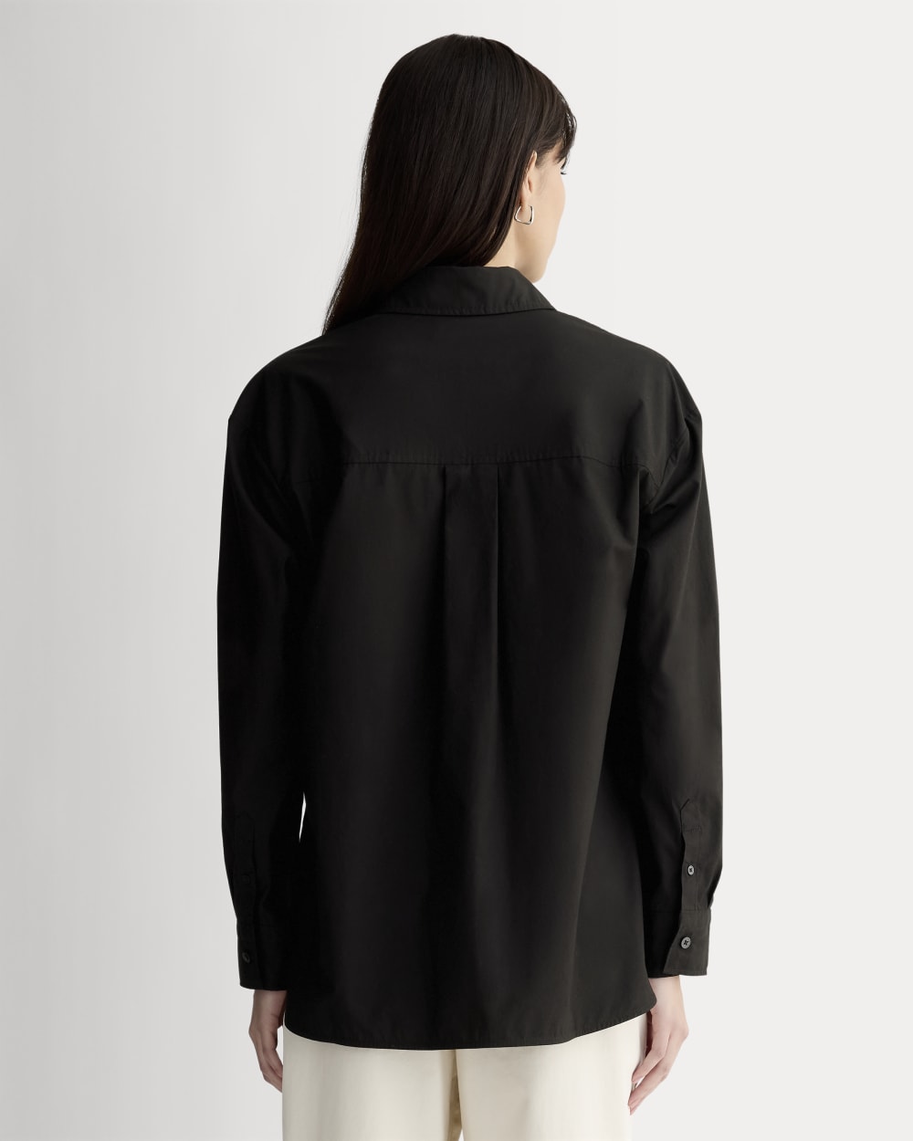 The Boyfriend Shirt in Ultrasoft Cotton | Black
