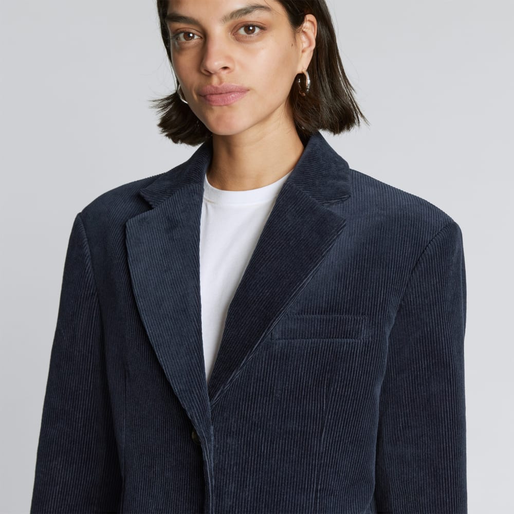 The Corduroy ’80s Blazer | Deep Navy