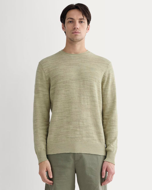 The Cotton Linen Pullover | Eucalyptus