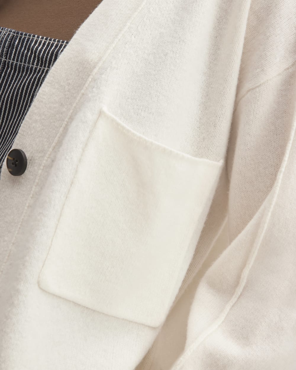 The Good Merino Wool Cardigan | Bone